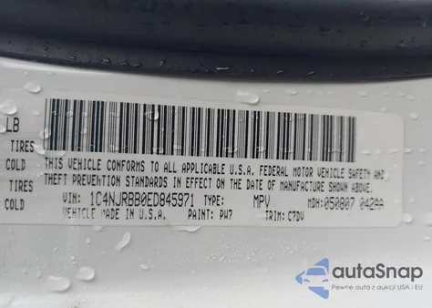 2014 Jeep Patriot Sport from USA, damaged, VIN 1C4NJRBB0ED845971